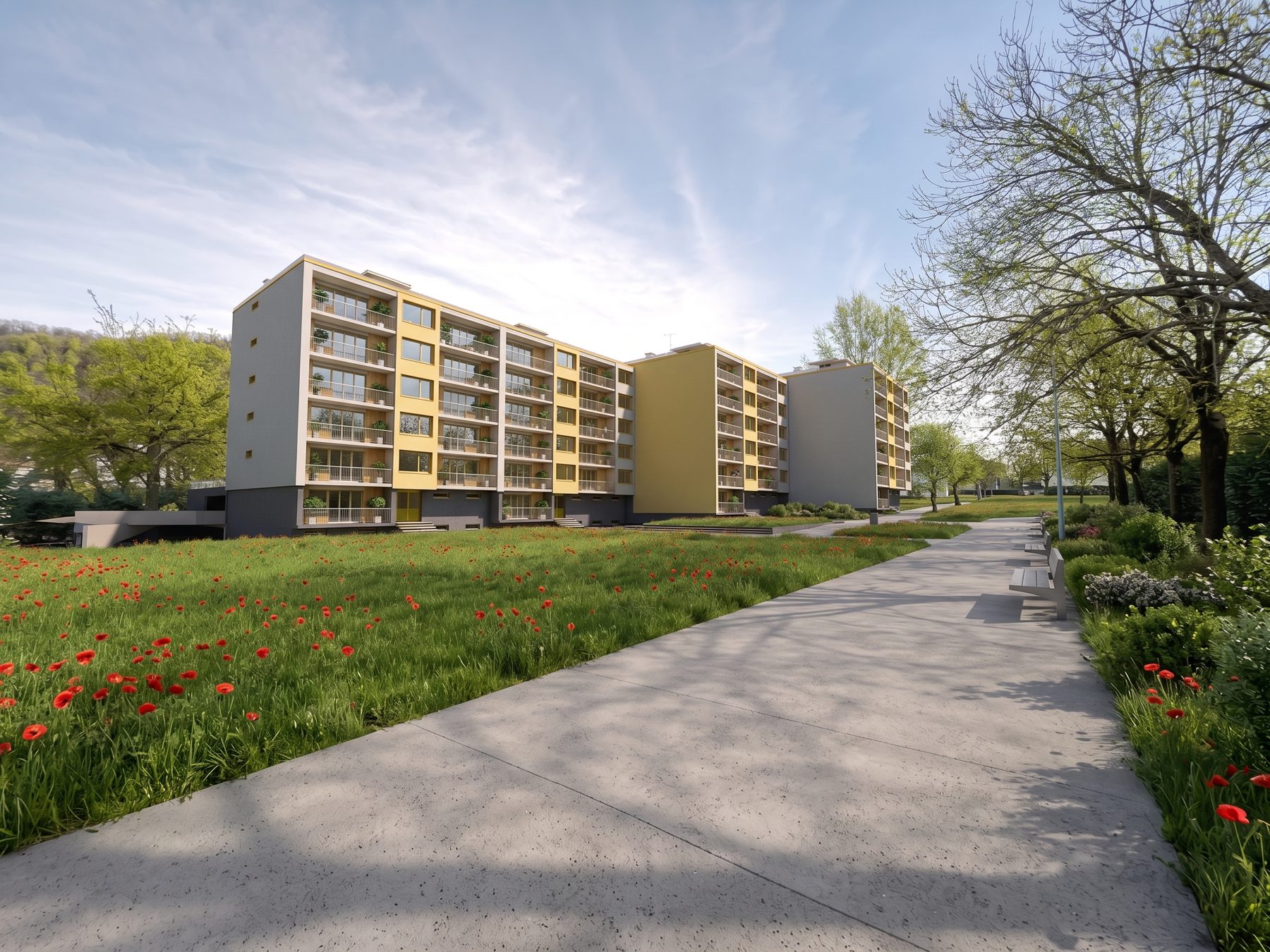 Projet de rénovation énergétique d'une copropriété à Bourgoin-Jallieu, bâtiments 1 à 4